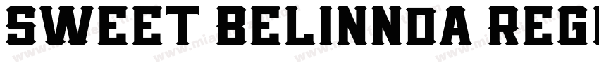 Sweet Belinnda Regul字体转换
